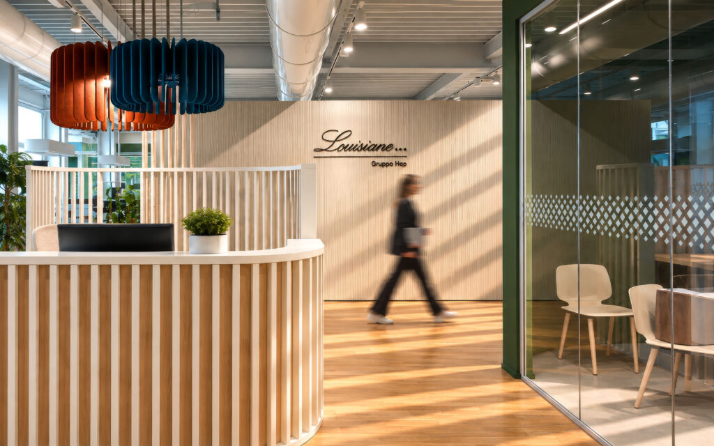 A contemporary workplace for fashion in Via Tortona